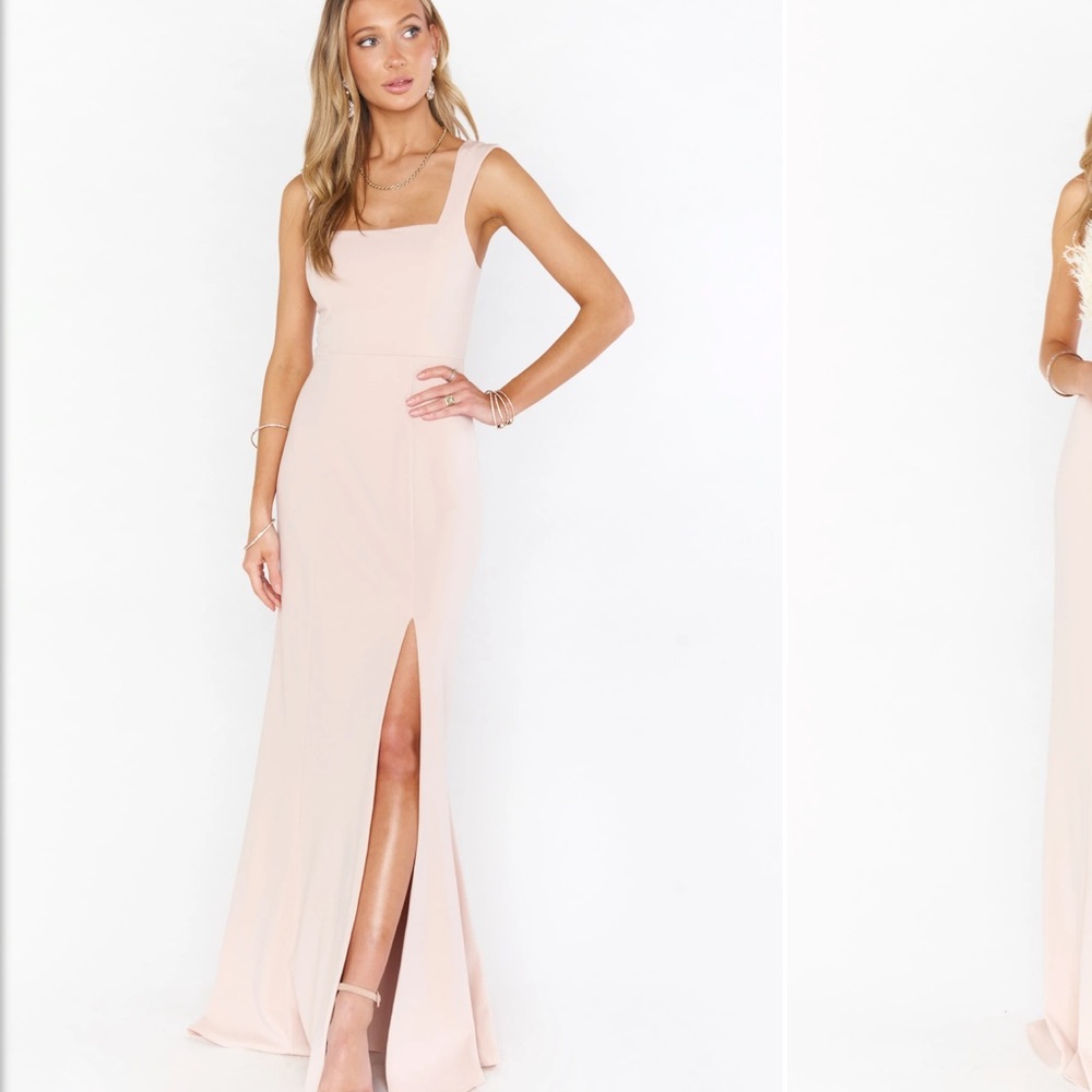 Show Me Your MuMu, Pale Pink Dress (XXS,00), Bridal - Picture 3 of 7